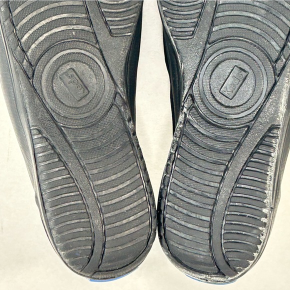 Keds Leather Lace Up Comfort Casual Women's Size 6.5 Sneakers Shoes Solid Black - Picture 12 of 13